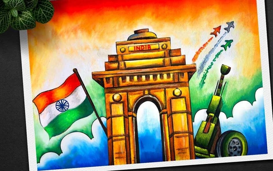 unique Republic Day Drawing ideas for beginner
