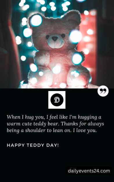 Happy Teddy Day Quotes for love
