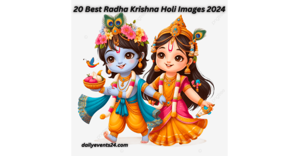 20 Best Radha Krishna Holi Images 2024