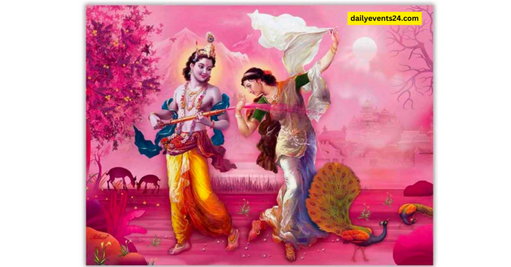Best Krishna radha images for holi