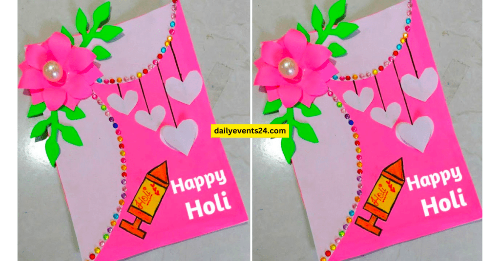 Easy Greeting Cards For Holi