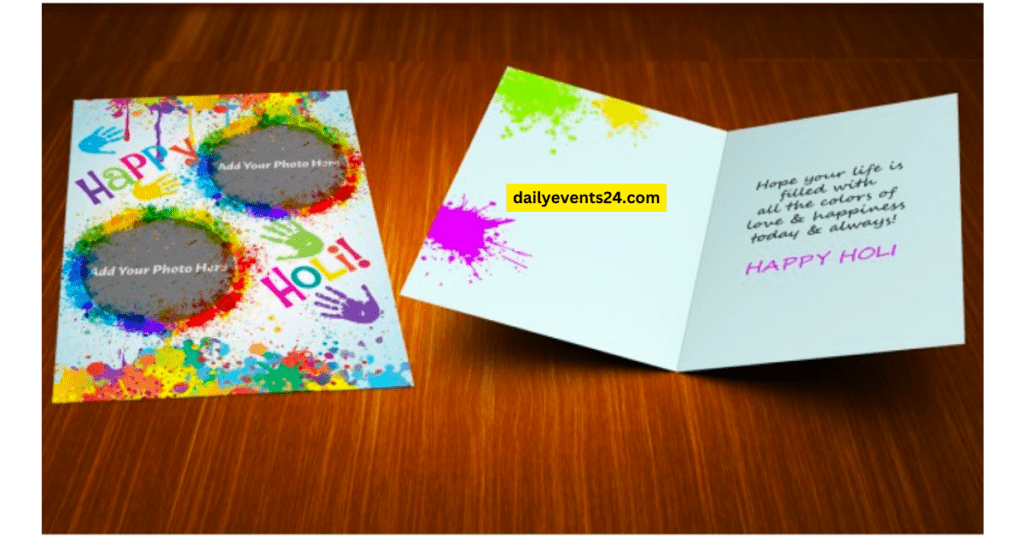 Greeting Cards For Happy Holi 