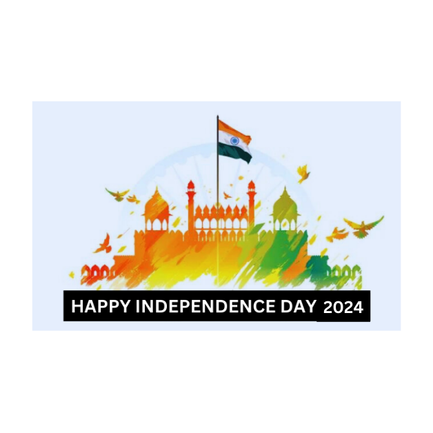 Happy Independence Day 2024 images for indian people in which an independent india is shown